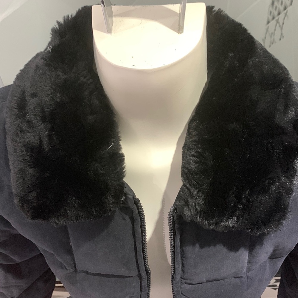 VTG 90’ Andrew Marc Super Warm Down Puffer /Detachable Faux Fur Collar - Picture 4 of 17